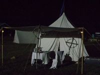 Harvest Wars at night, September 2019