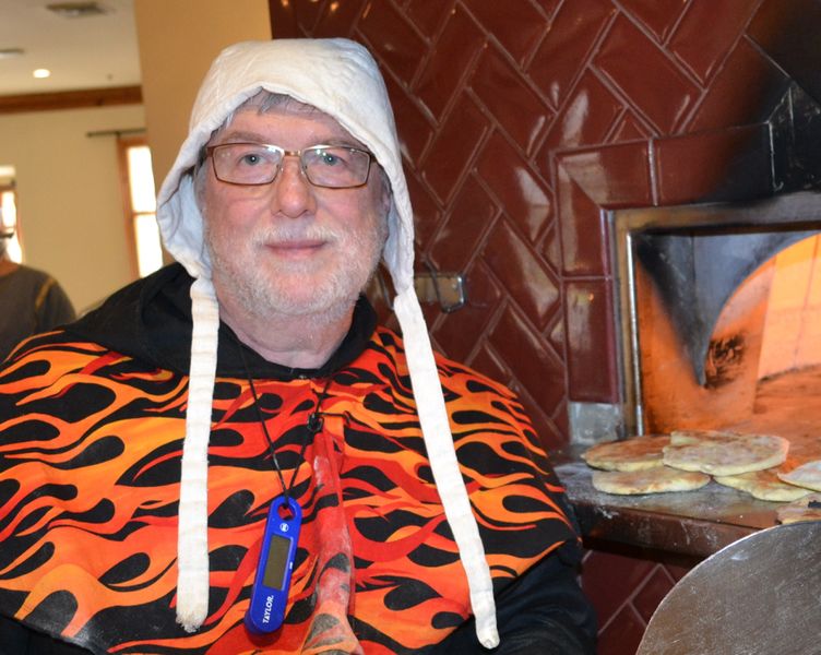 File:Charles Fleming with bread paddle.JPG